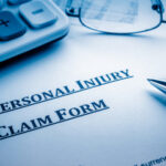 paper that says personal injury claim form