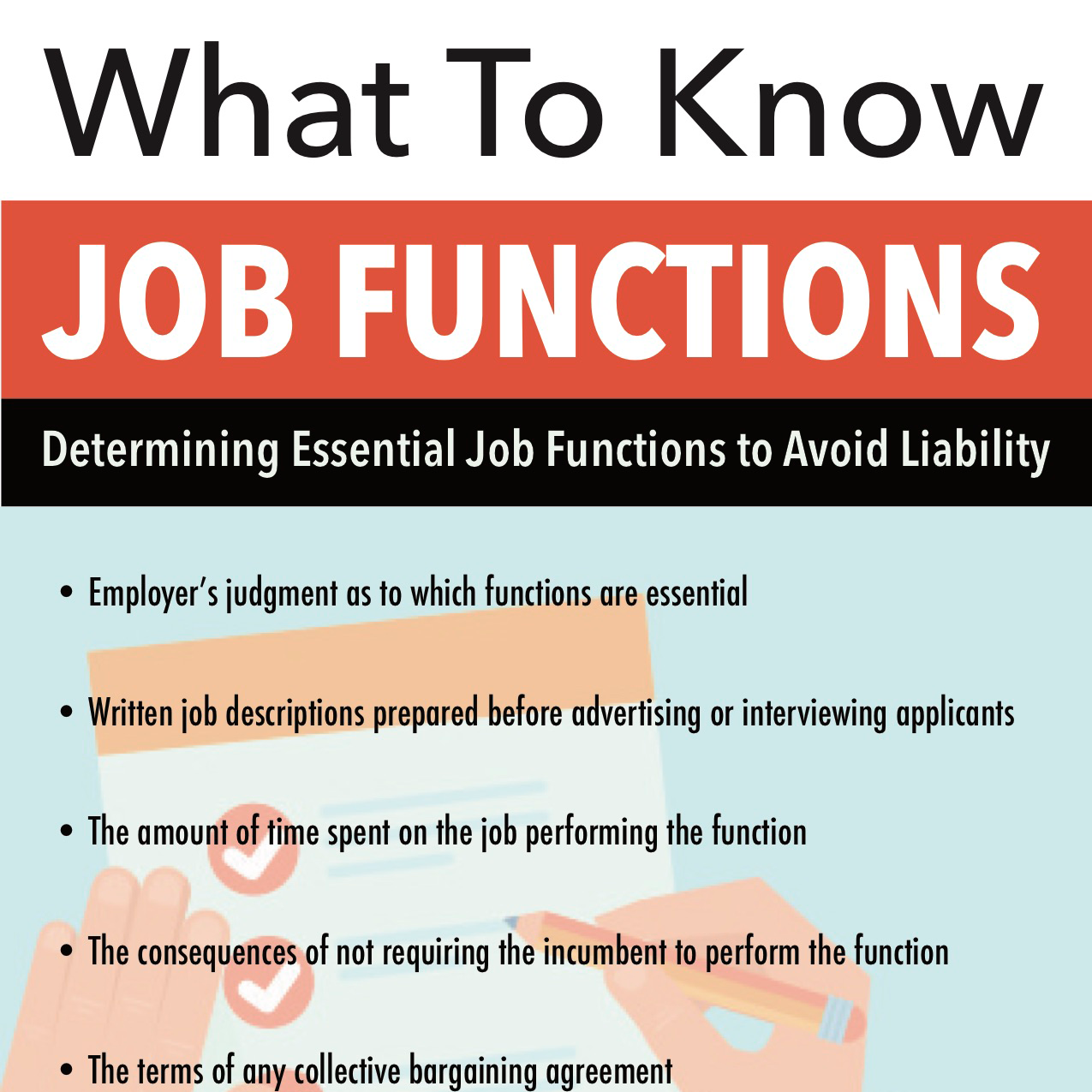 Job Functions Infographic Law Offices Of Mark S Guralnick